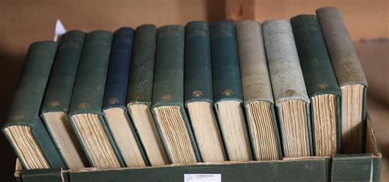 RANSOME (A), 12 Swallows & Amazons books, Jonathan Cape (1937-47 inc 3 first editions), green cloth